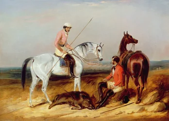 Schweinejagd, 1847